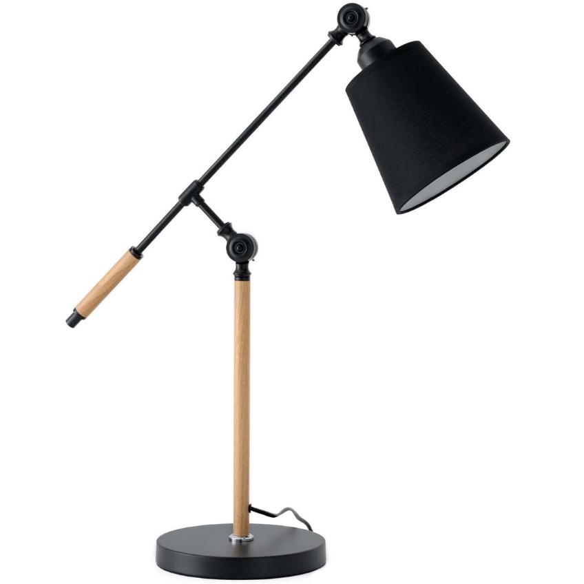 Černá kovová stolní lampa Somcasa Lizar 67 cm Somcasa