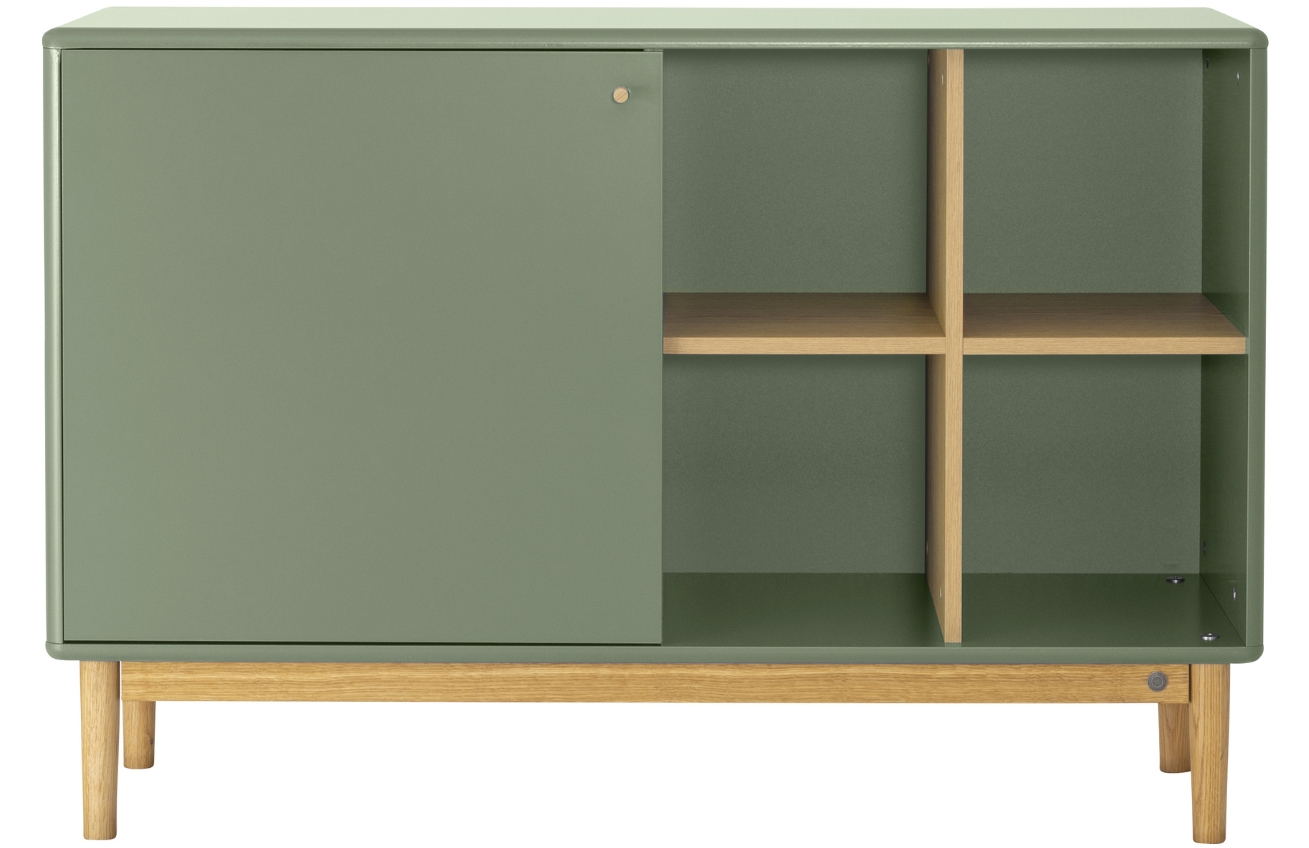 Zelená lakovaná komoda Tom Tailor Color Living 118 x 40 cm Tom Tailor