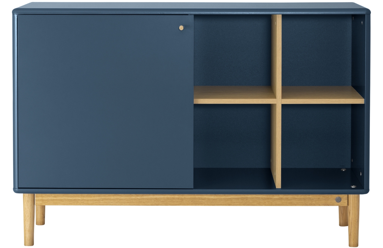 Modrá lakovaná komoda Tom Tailor Color Living 118 x 40 cm Tom Tailor
