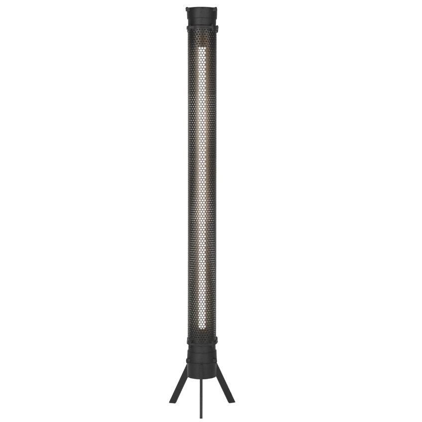 Černá kovová stojací lampa LABEL51 Tube 154 cm Label51