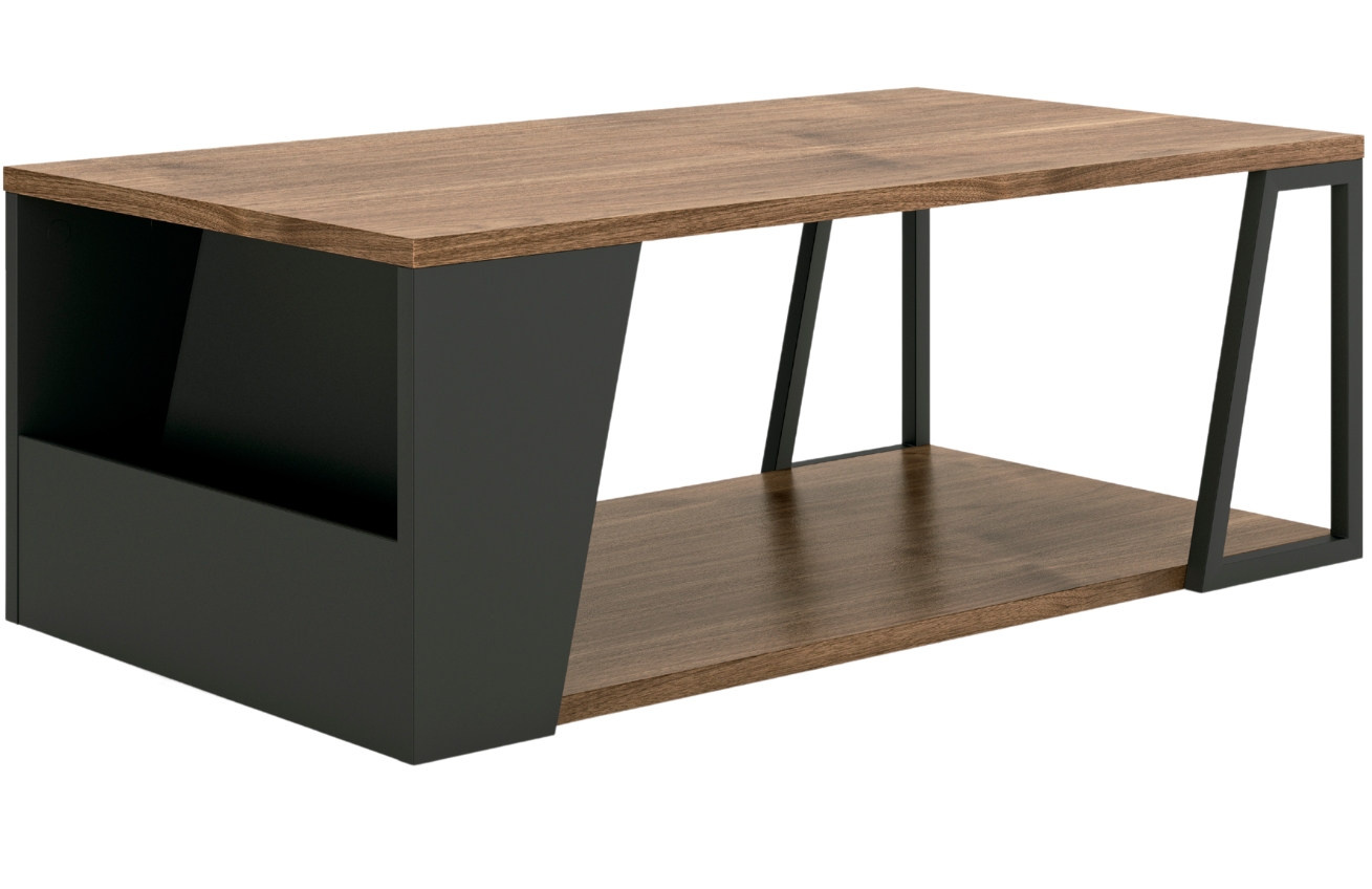 Černý ořechový konferenční stolek TEMAHOME Albi 100 x 55 cm Temahome