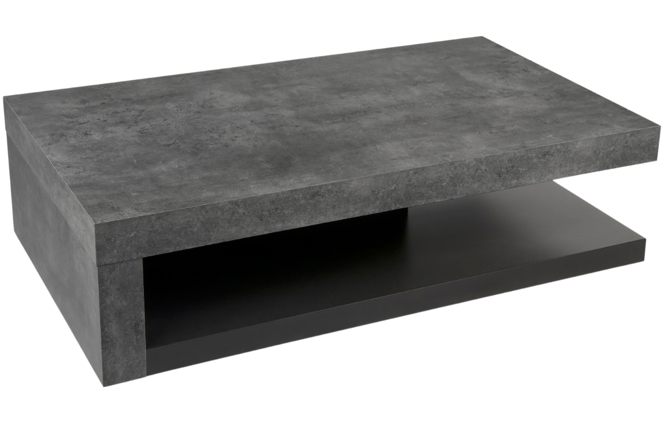 Betonově šedý konferenční stolek TEMAHOME Detroit II.110 x 65 cm Temahome