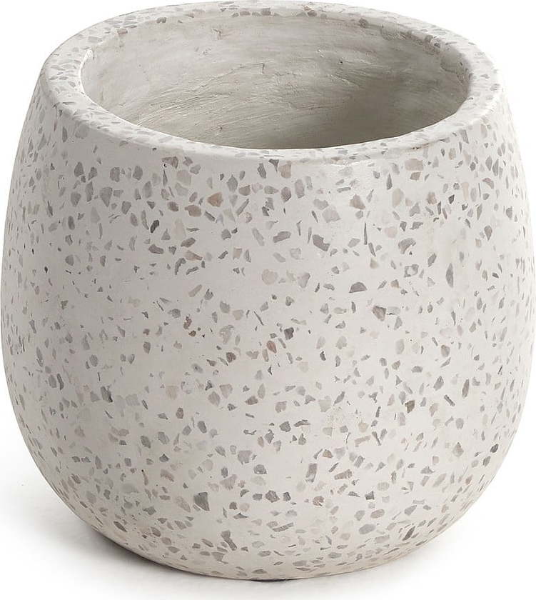 Bílý květináč Kave Home Braydon Kave Home