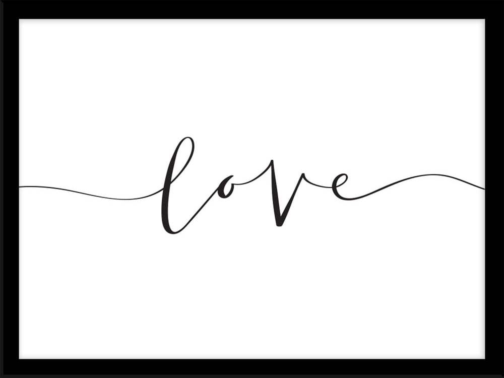 Plakát v rámu Styler Framepic Love