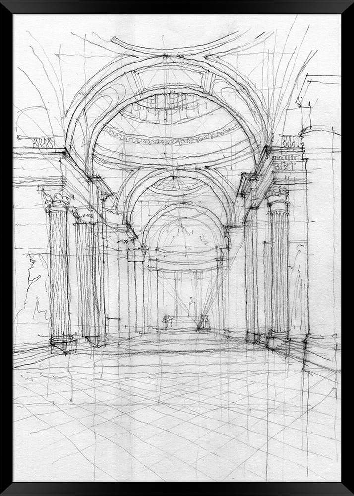 Plakát v rámu Styler Framepic Sketch