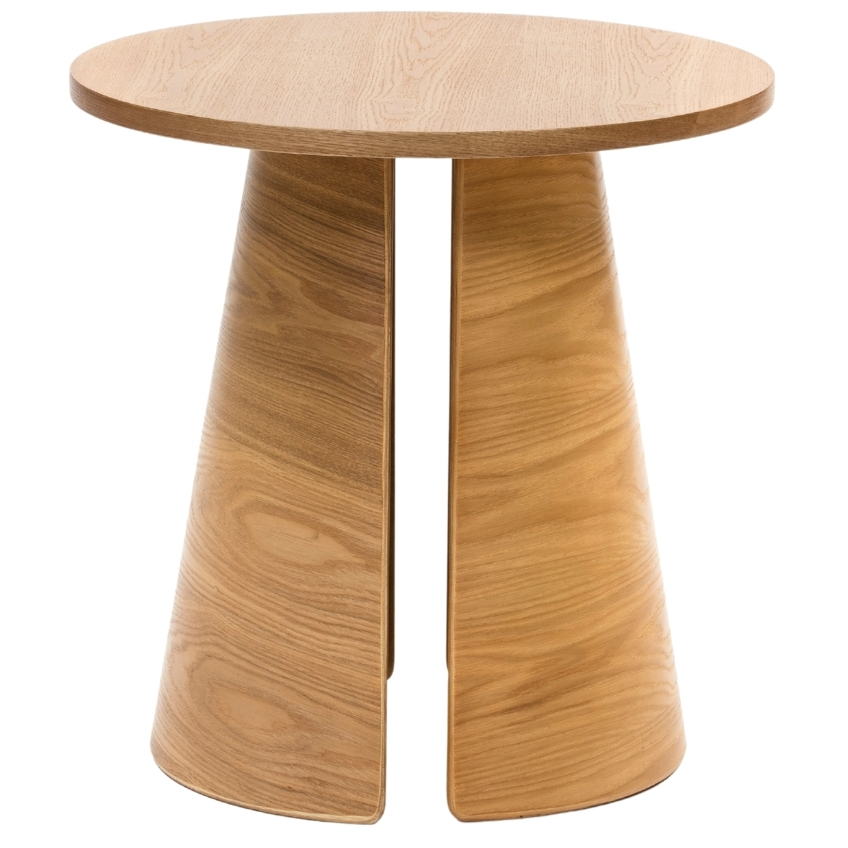 Jasanový kulatý odkládací stolek Teulat Cep 50 cm Teulat