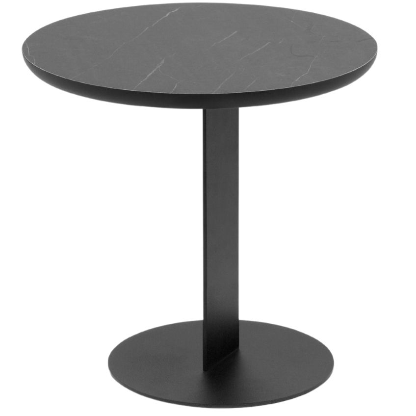 Černý mramorový konferenční stolek MICADONI VELD 30 cm Micadoni