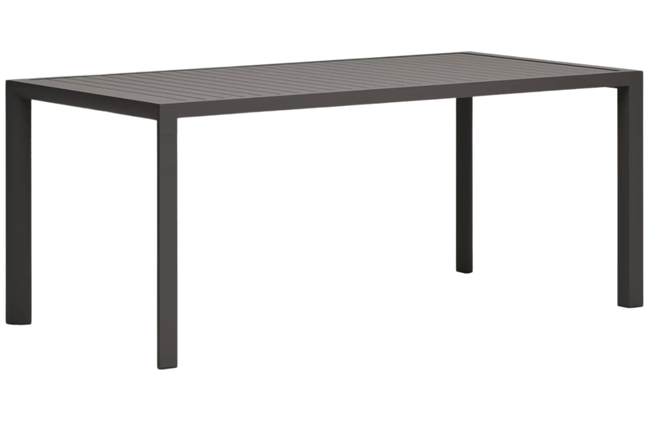 Šedý kovový zahradní stůl Kave Home Culip 180 x 90 cm Kave Home