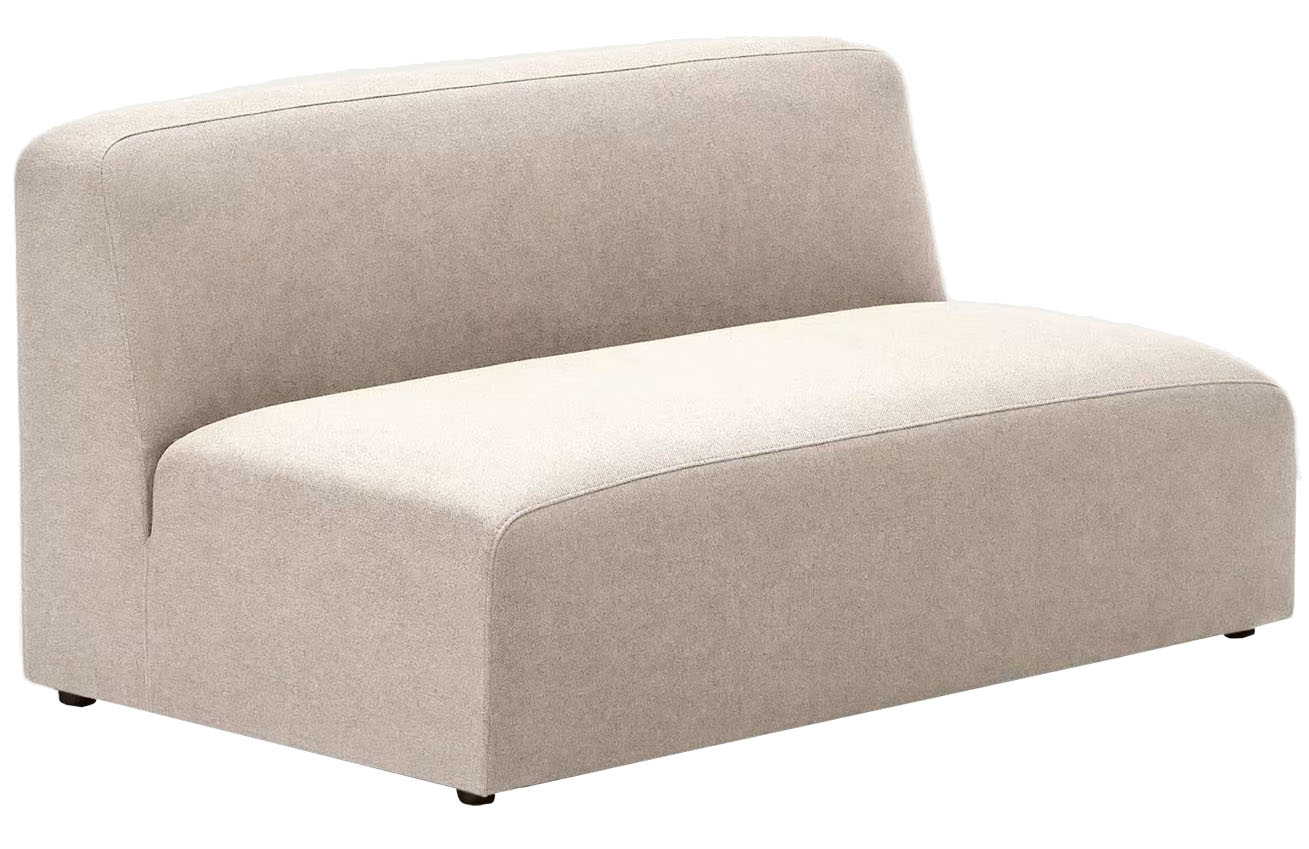 Béžová látková dvoumístná modulární pohovka Kave Home Neom 150 cm Kave Home