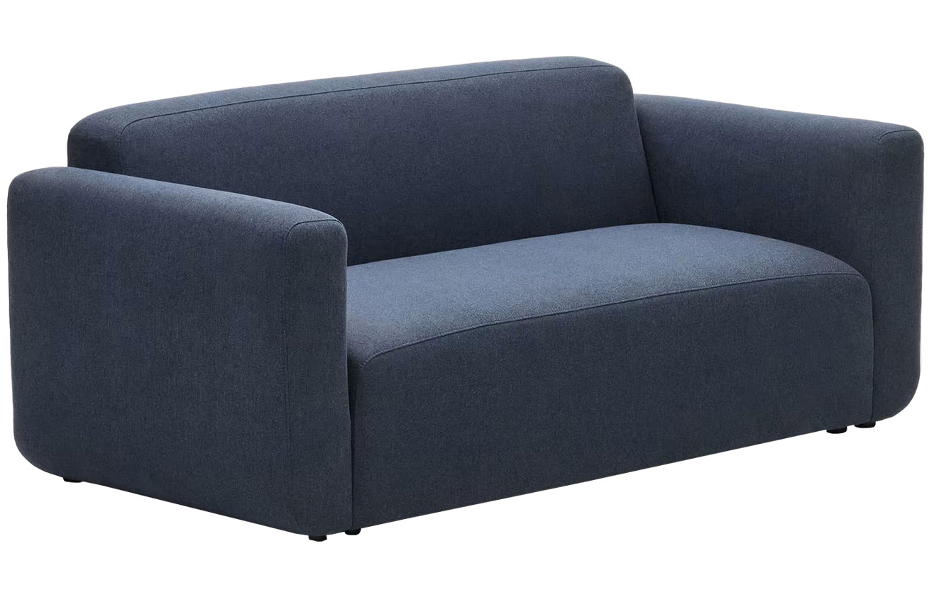 Tmavě modrá látková dvoumístná modulární pohovka Kave Home Neom 188 cm Kave Home
