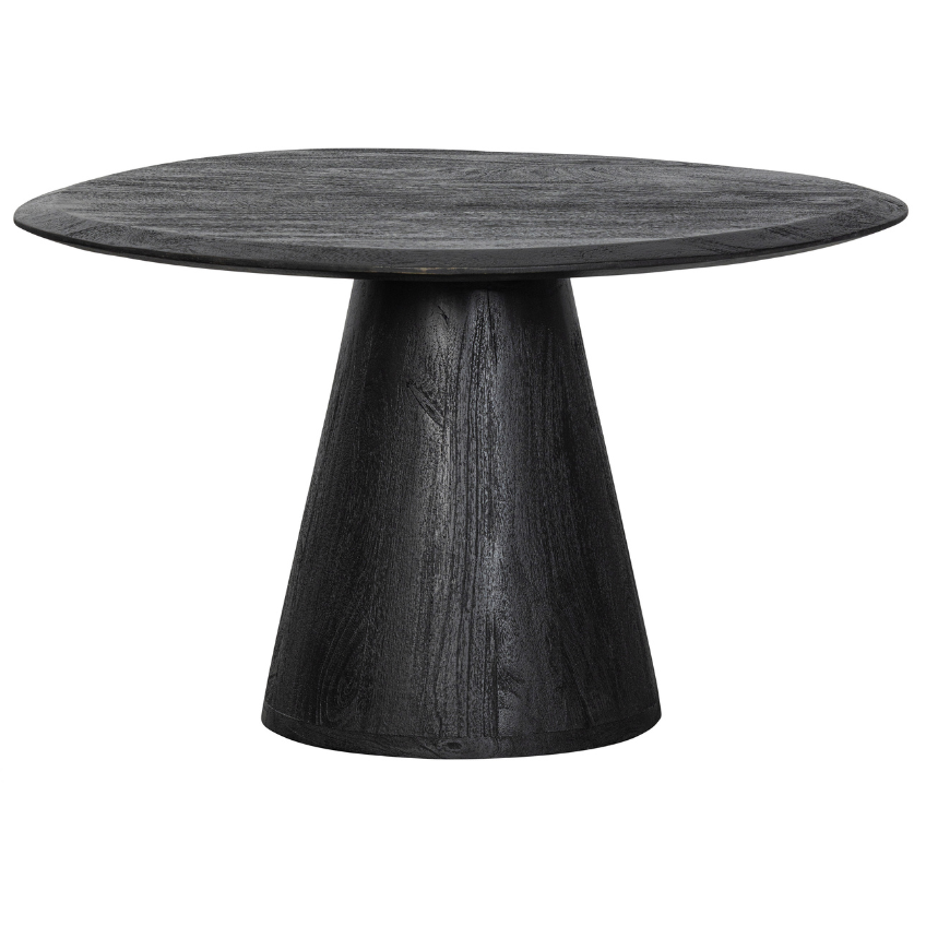 Hoorns Černý mangový konferenční stolek Poselt 70 x 63 cm Hoorns