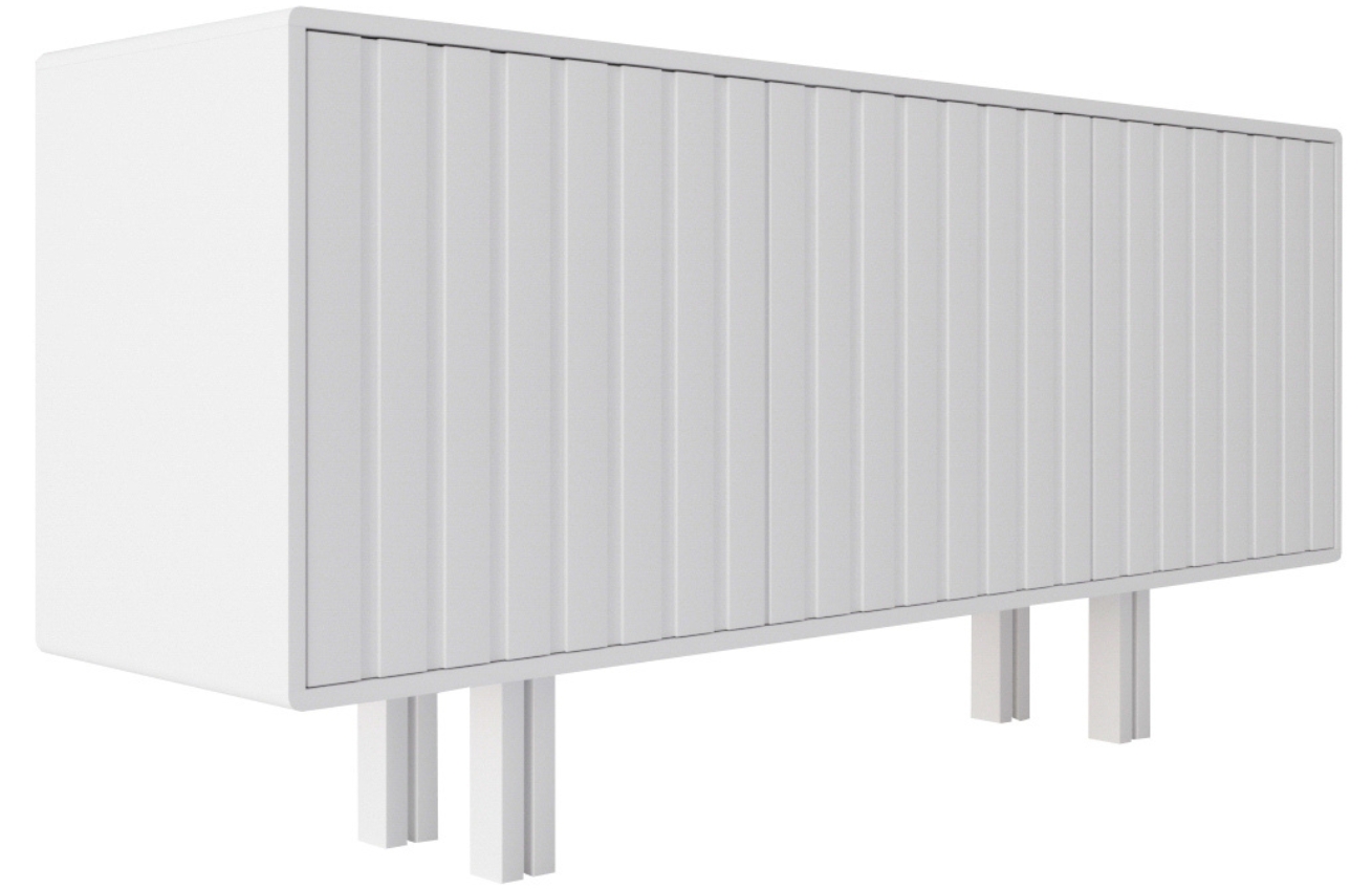 Bílá lakovaná komoda Skandica Vigge 149 x 40 cm Skandica