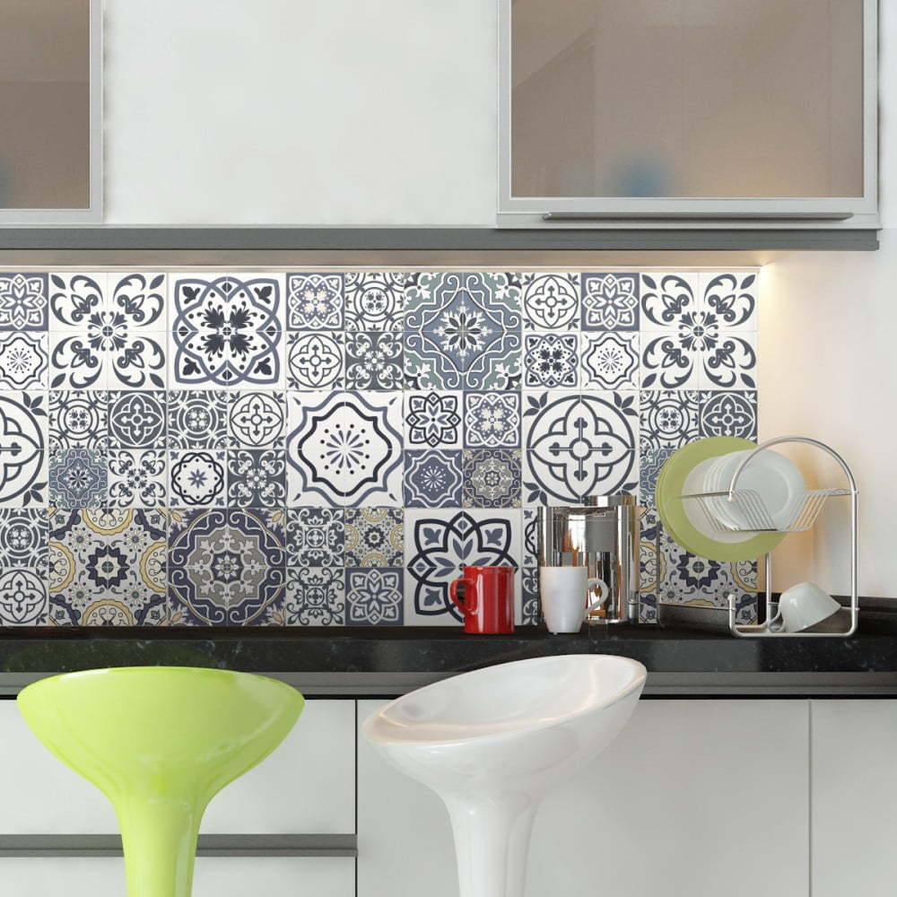 Sada 60 dekorativních samolepek na stěnu Ambiance Milonga