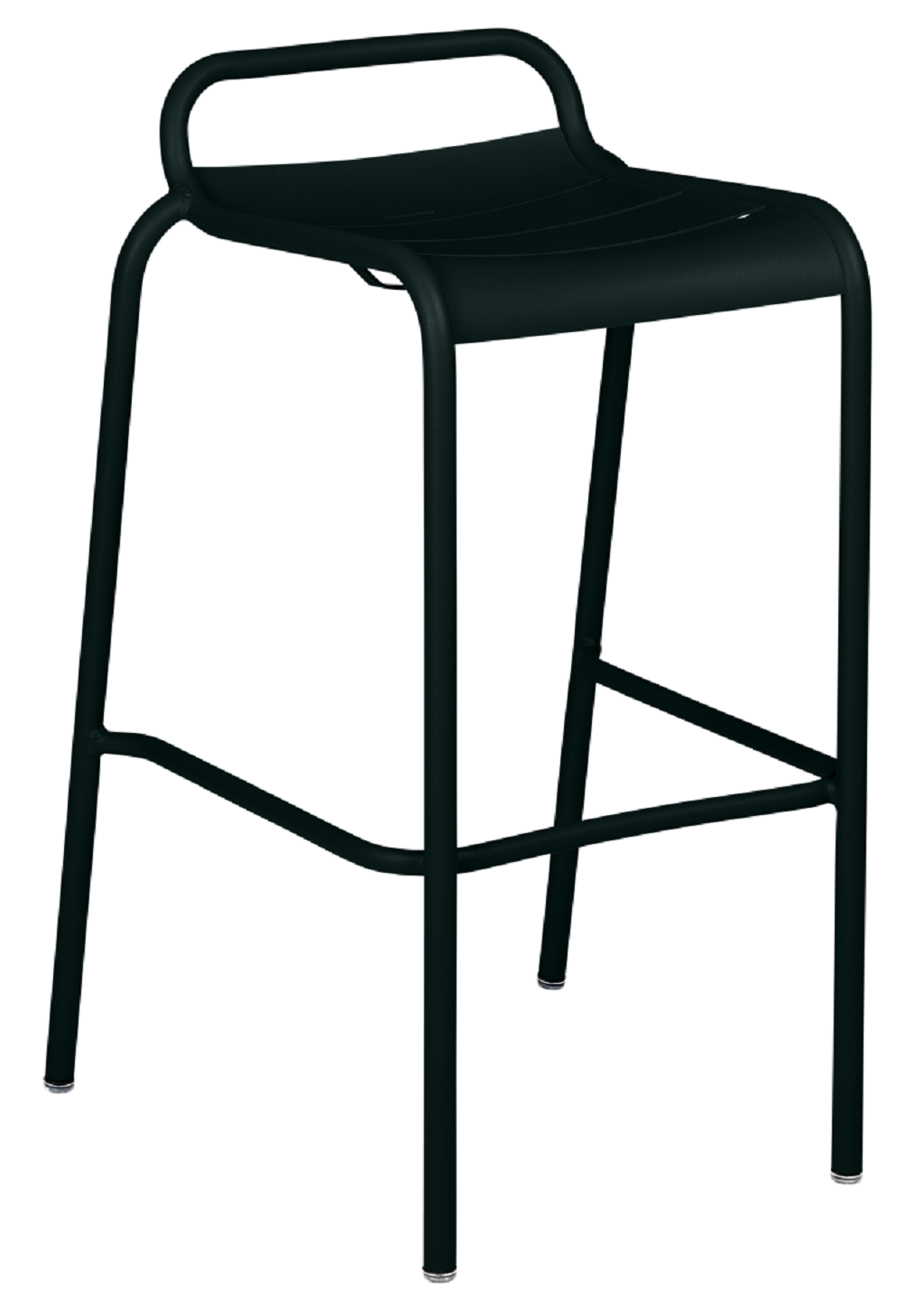 Černá kovová barová židle Fermob Luxembourg 78