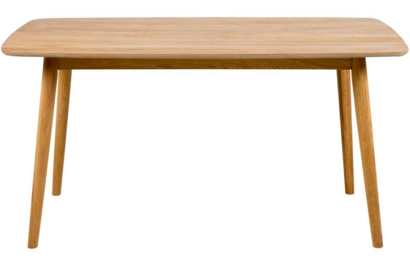 Scandi Přírodní dubový jídelní stůl Nagy 150 x 80 cm Scandi