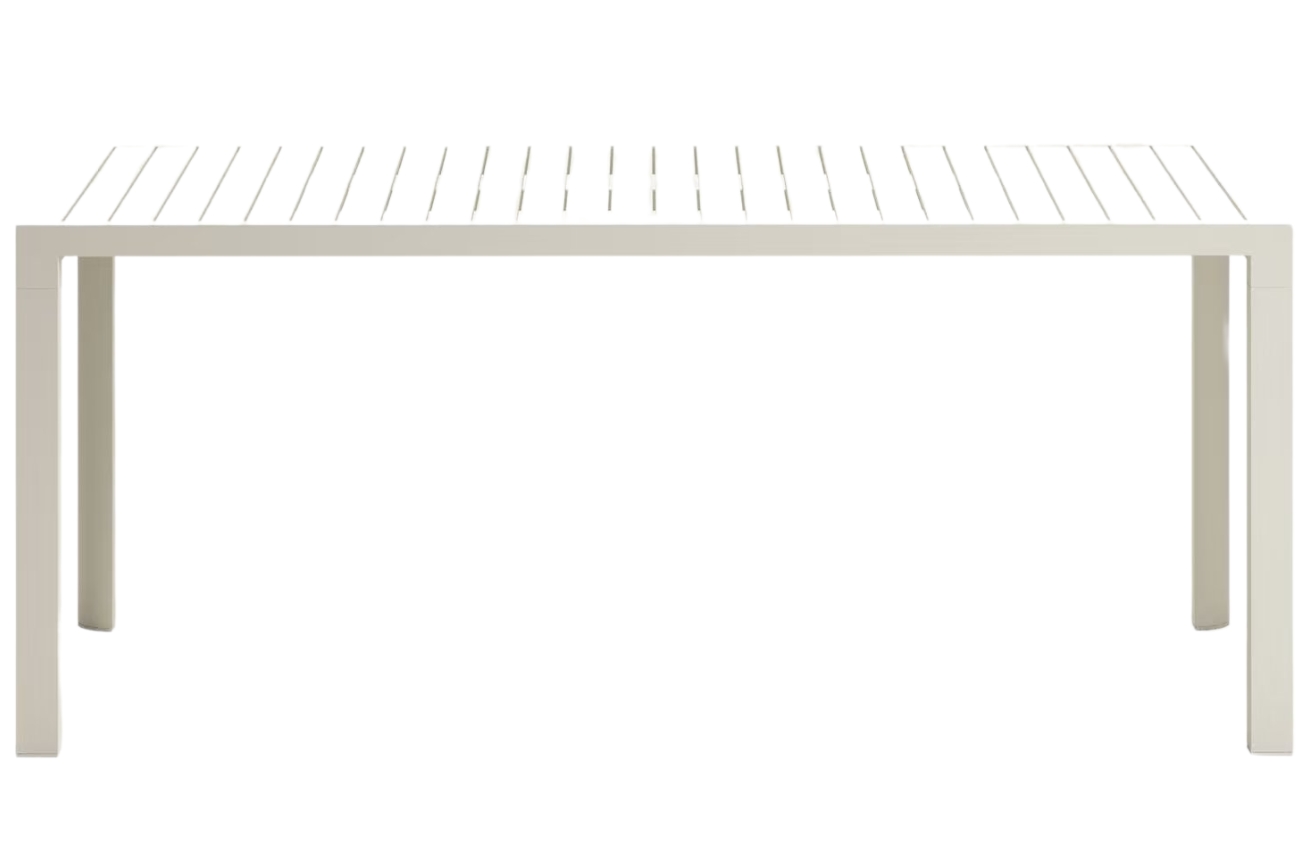 Bílý kovový zahradní jídelní stůl Kave Home Culip 180 x 90 cm Kave Home