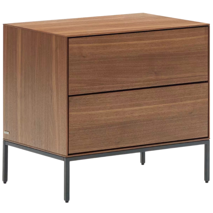 Ořechový noční stolek Kave Home Vedrana 60 x 40 cm Kave Home