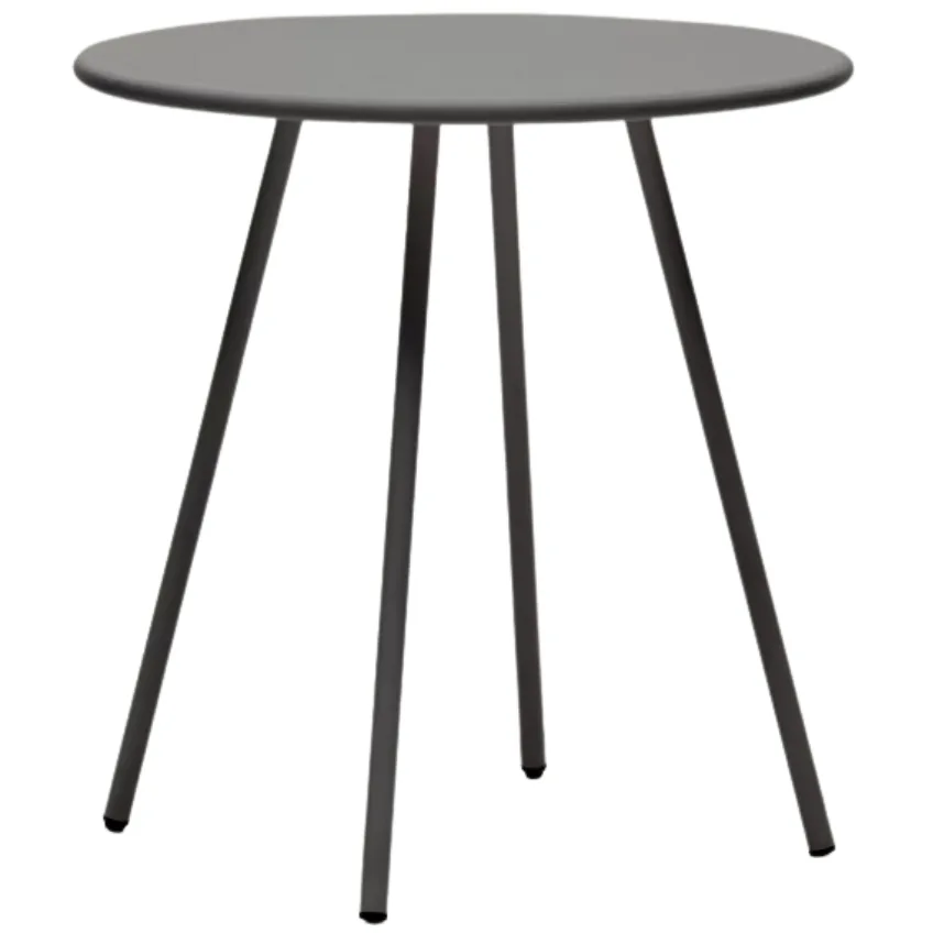 Kave Home Šedý kovový zahradní jídelní stůl Montjoi 70 cm