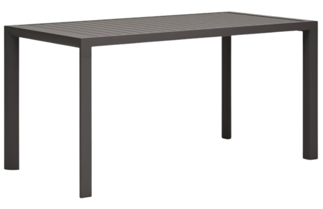 Šedý kovový zahradní stůl Kave Home Culip 150 x 77 cm Kave Home