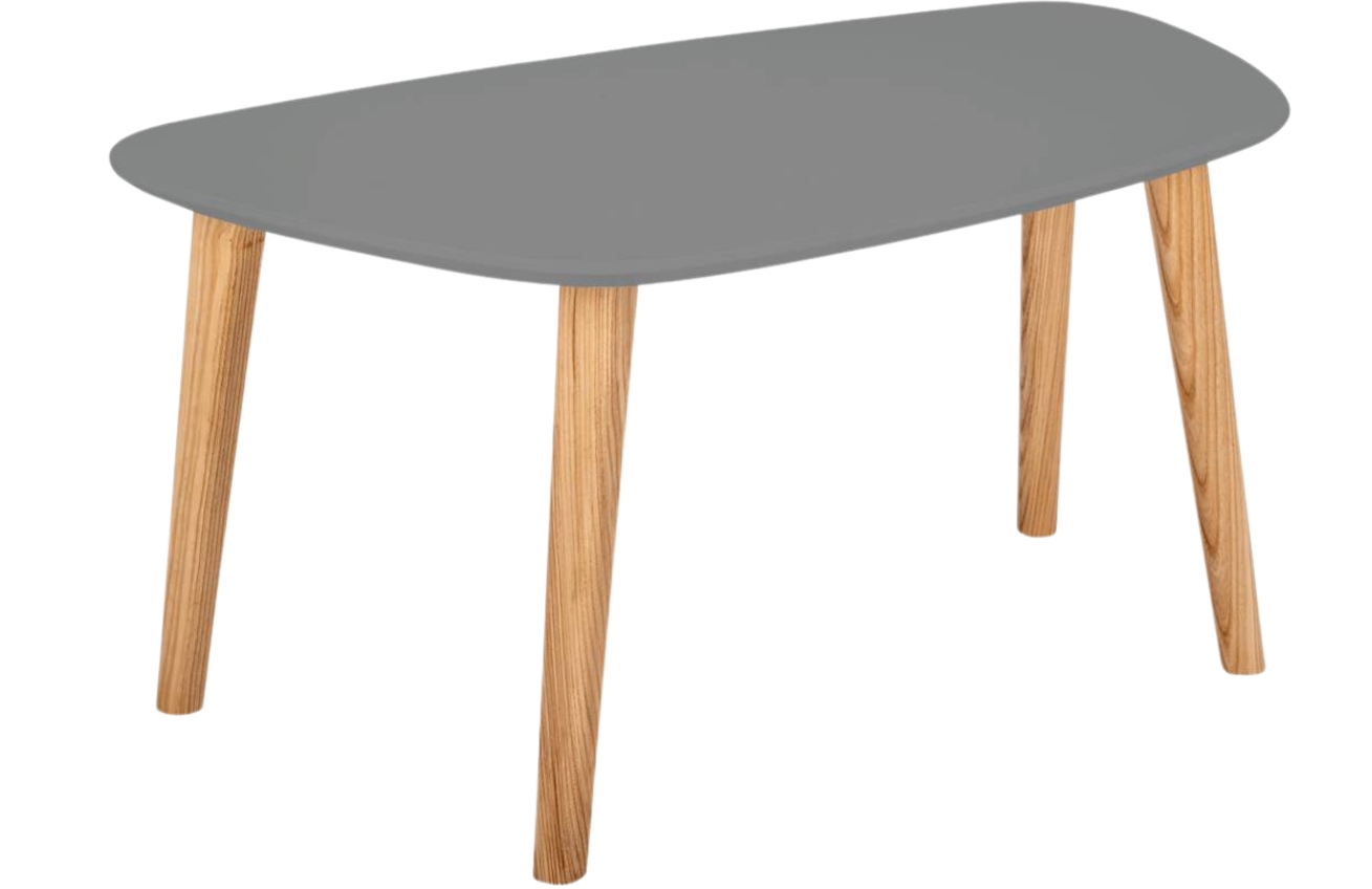 Šedý lakovaný konferenční stolek RAGABA ENDOCARP 80 x 48 cm Ragaba