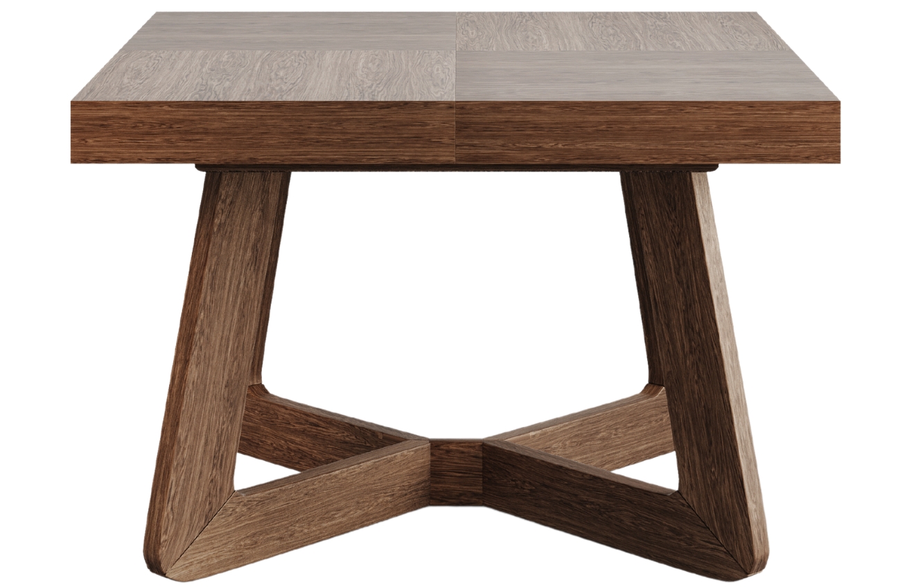 Hnědý dubový rozkládací jídelní stůl Windsor & Co Nodi 130/230 x 130 cm Windsor & Co