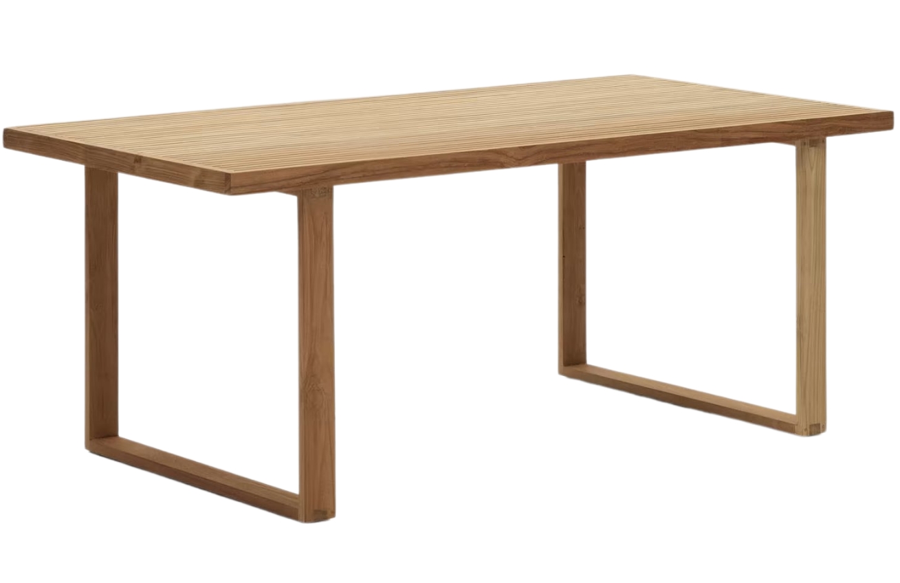 Teakový zahradní jídelní stůl Kave Home Canadell 180 x 90 cm Kave Home