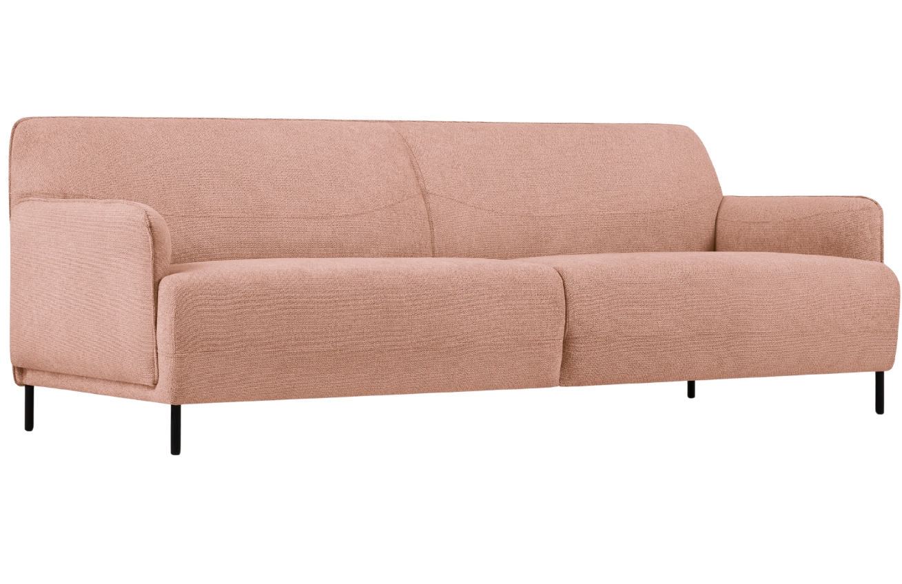 Růžová látková třímístná pohovka Windsor & Co Neso 235 cm Windsor & Co