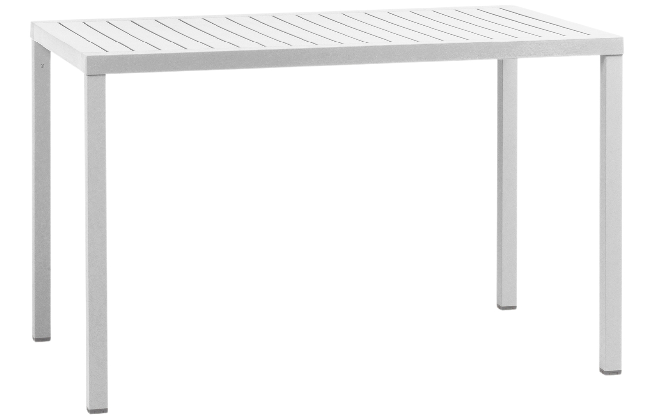 Nardi Bílý plastový zahradní stůl Cube 120 x 70 cm Nardi