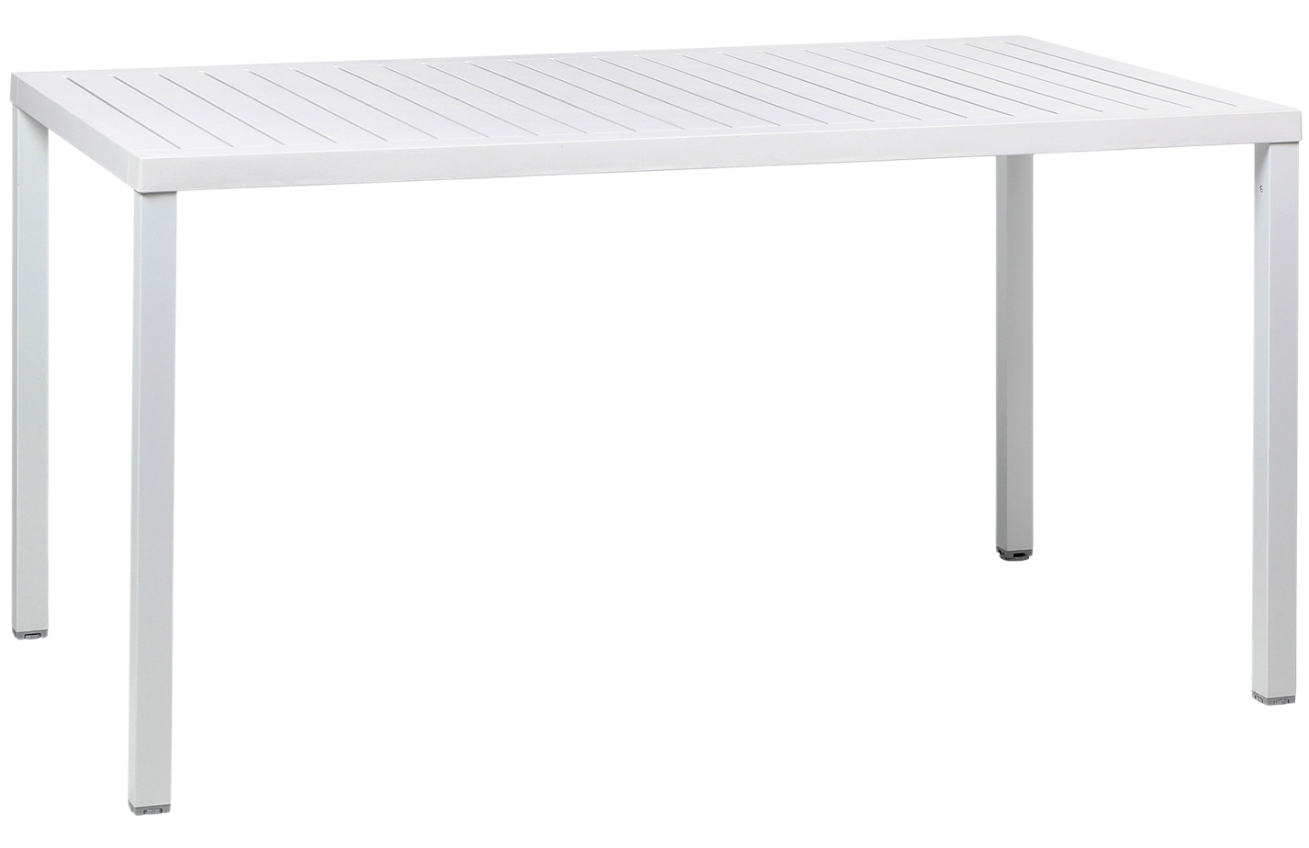 Nardi Bílý plastový zahradní stůl Cube 140 x 80 cm Nardi