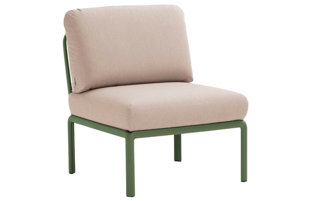 Nardi Béžový látkový zahradní modul Komodo II. se zelenou podnoží Nardi