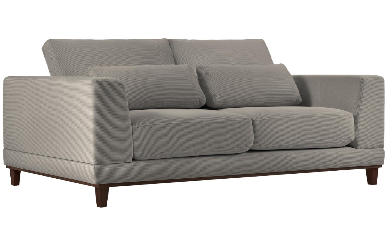 Světle šedá manšestrová třímístná pohovka Windsor & Co Leon 219 cm Windsor & Co