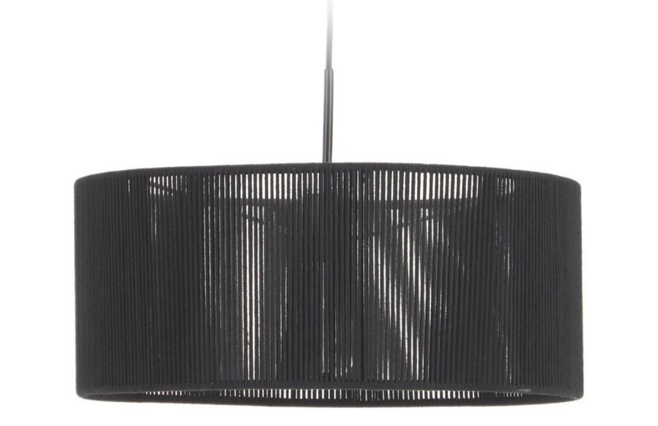 Černé proplétané stínidlo Kave Home Cantia 47 cm Kave Home