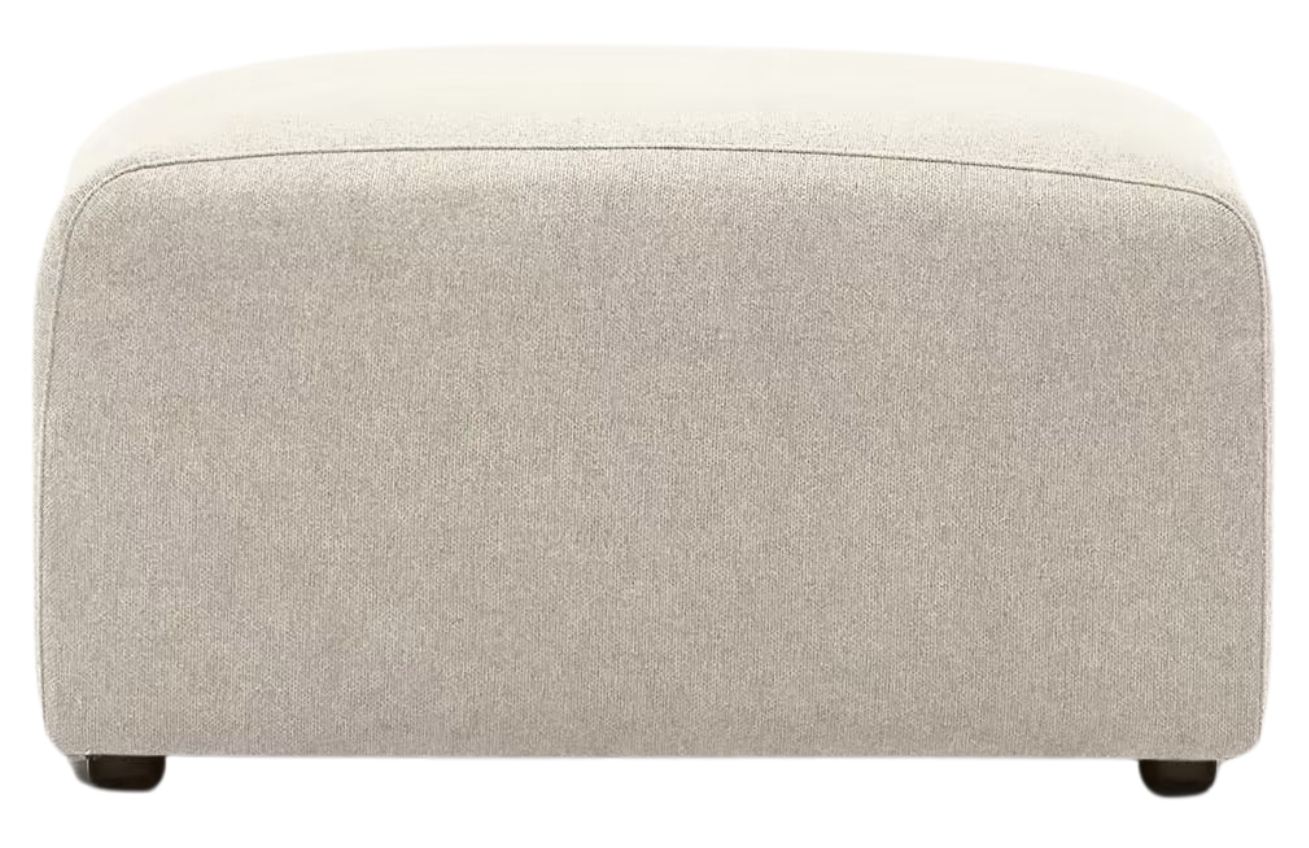 Béžová látková podnožka Kave Home Neom 75 x 65 cm Kave Home