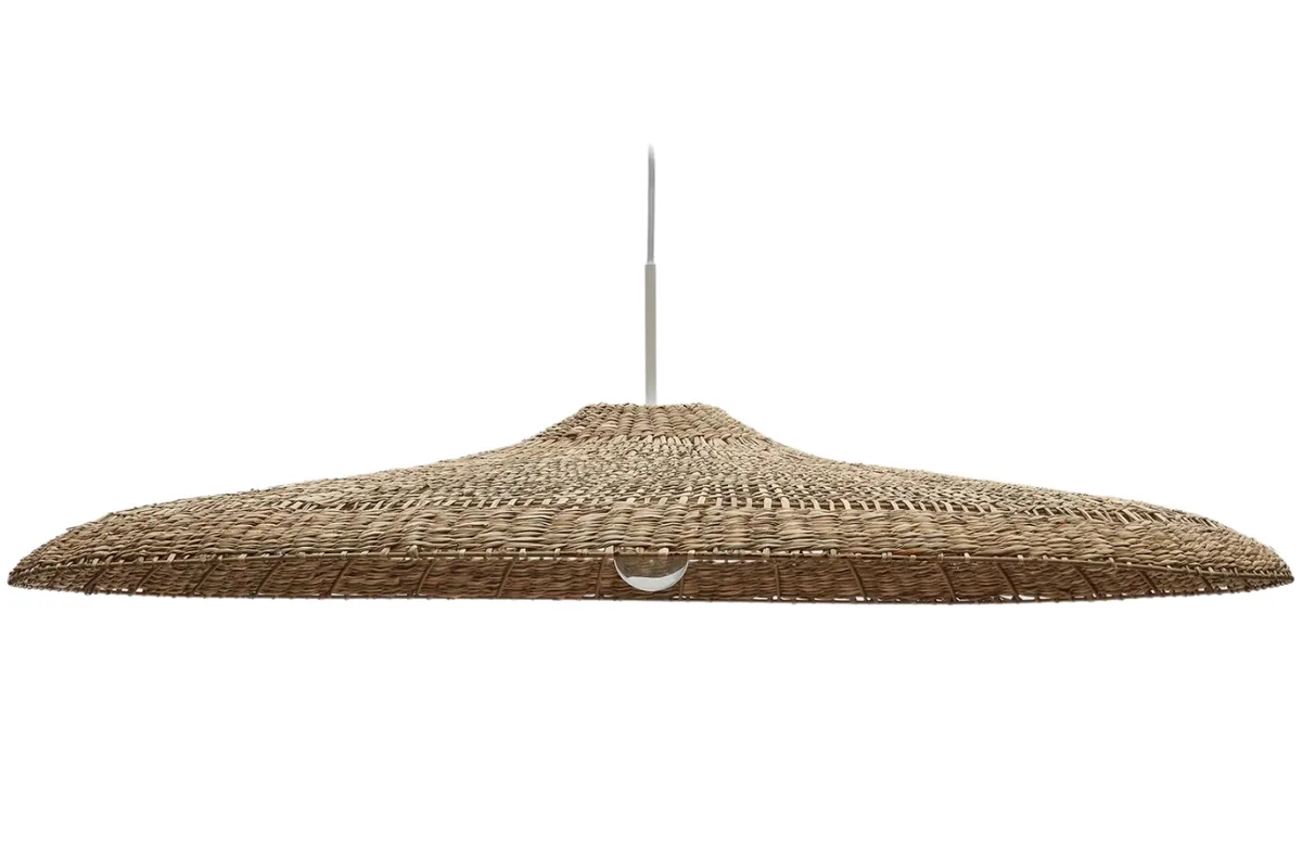 Stínidlo Kave Home Cruilles 100 cm z přírodních vláken