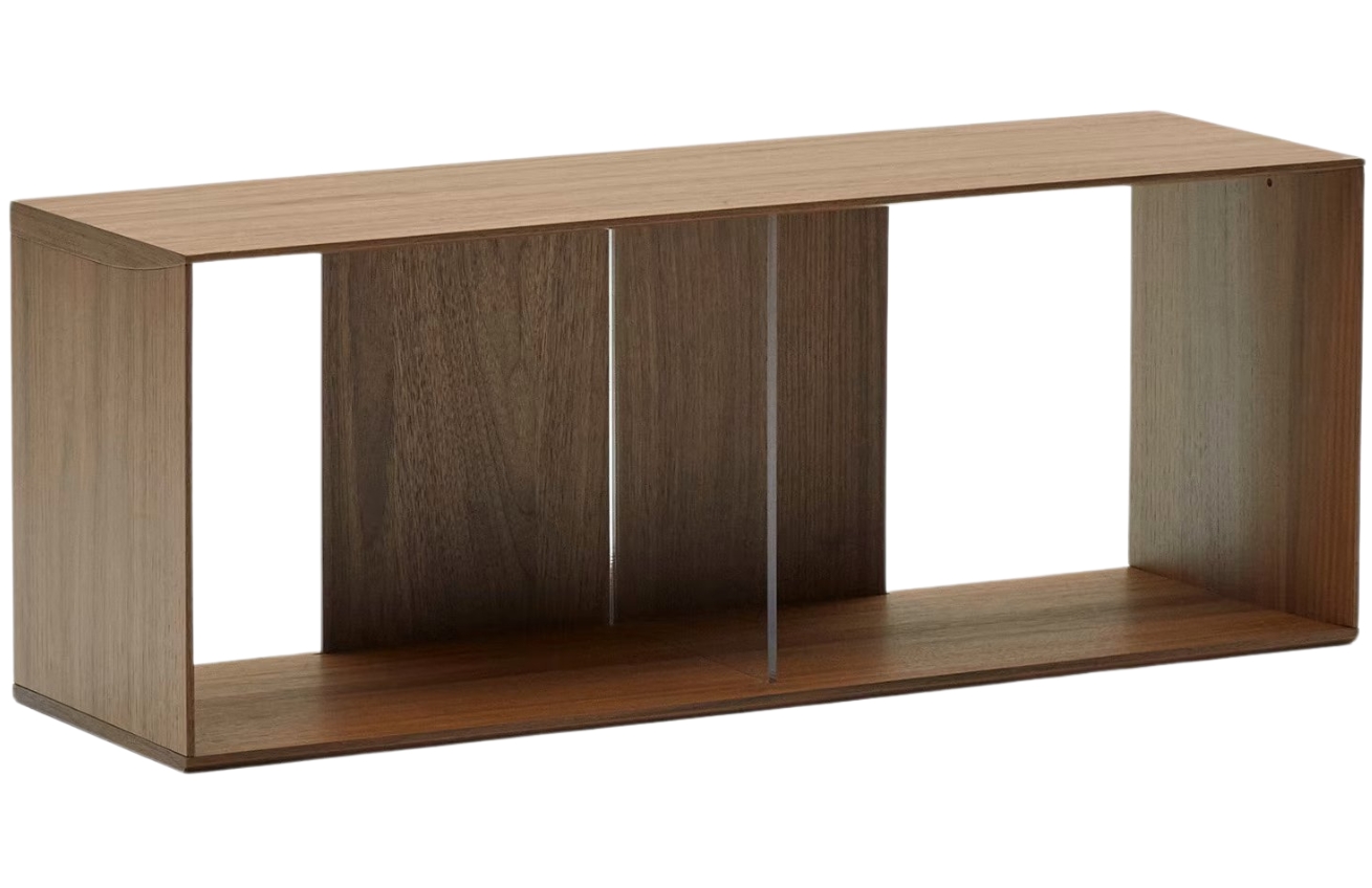 Ořechová modulární police Kave Home Litto L 101 x 30 cm Kave Home