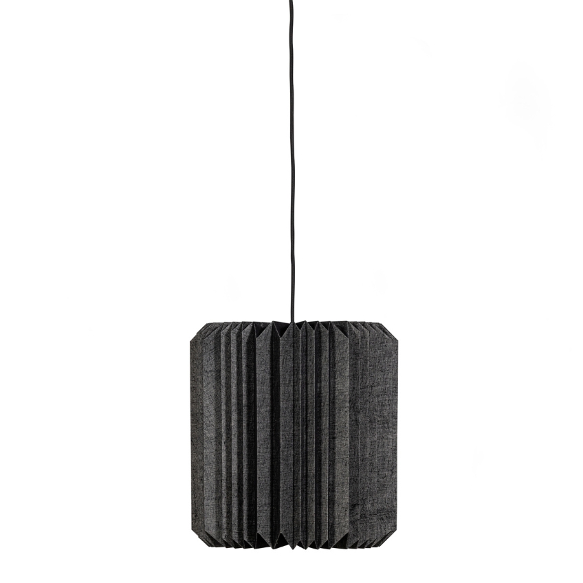 Hoorns Černé papírové závěsné světlo Pylon II. 44 cm Hoorns