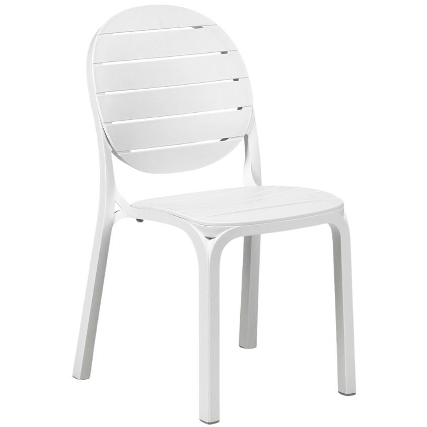 Nardi Bílá plastová zahradní židle Erica Nardi
