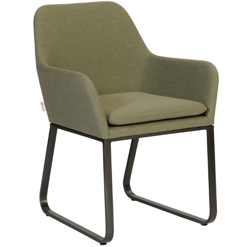 Hoorns Zelená látková zahradní židle Sienna Hoorns