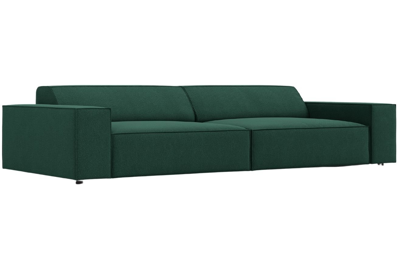Zelená látková trojmístná pohovka MICADONI Jodie 204 cm Micadoni