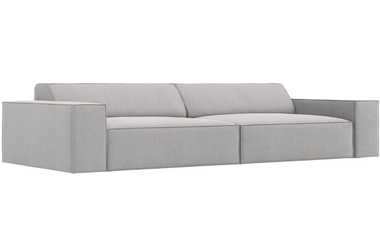 Šedá látková čtyřmístná pohovka MICADONI Jodie 244 cm Micadoni
