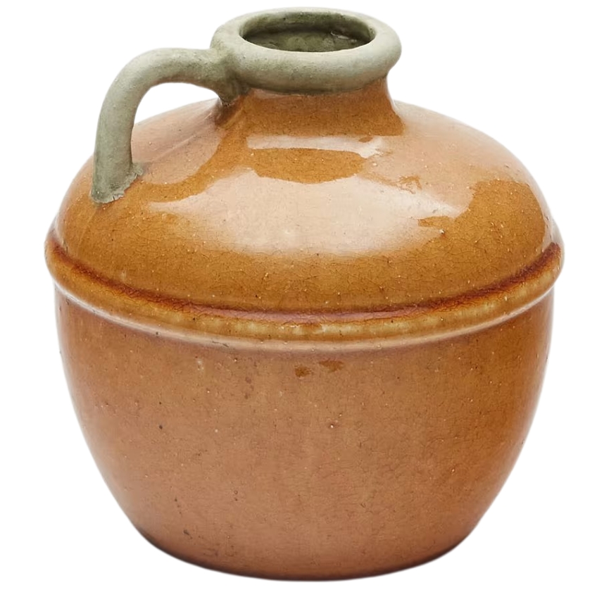 Hořčicově žlutá keramická váza Kave Home Tamariu 19.5 cm Kave Home