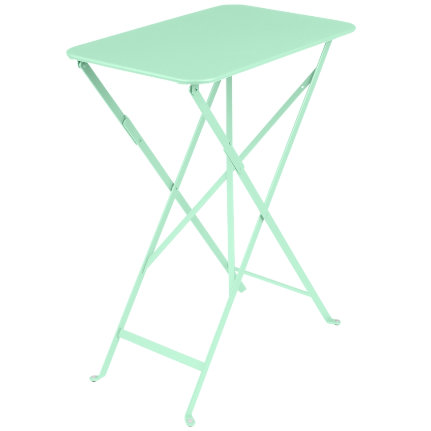 Opálově zelený skládací stůl Fermob Bistro 37 x 57 cm Fermob