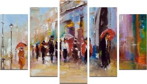 Obrazy v sadě 5 ks 20x60 cm &ndash; Wallity Wallity