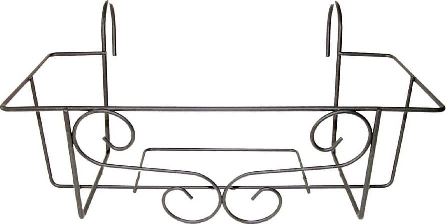 Šedý kovový závěs na truhlík Esschert Design Ornament