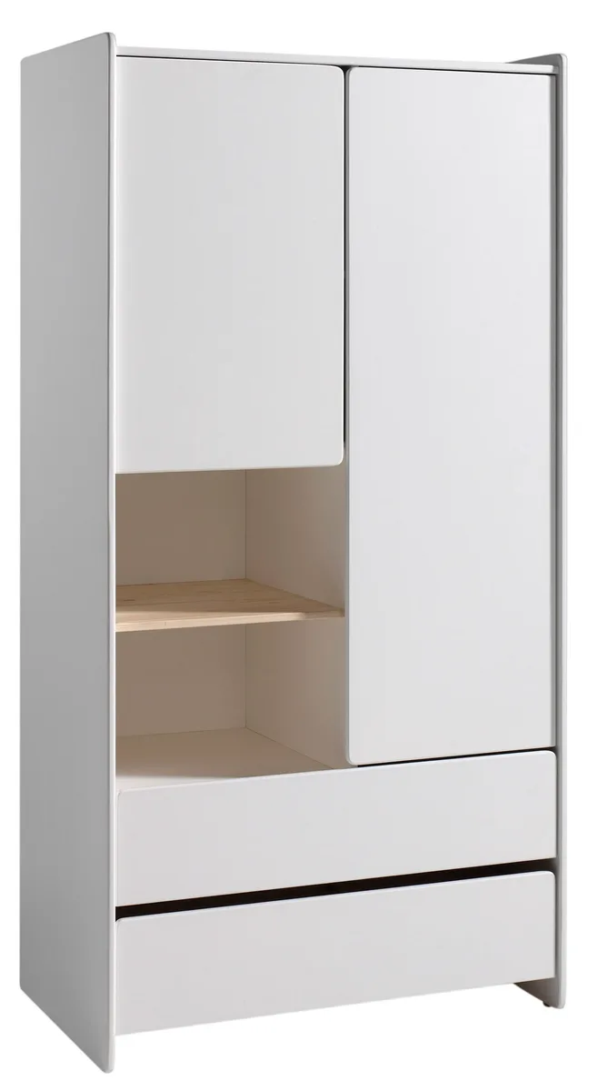 Lakovaná šatní skříň Vipack Kiddy
