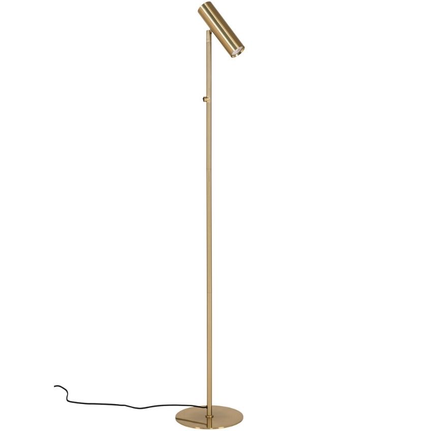 Nordic Living Zlatá kovová stojací lampa Aris 150 cm Nordic Living