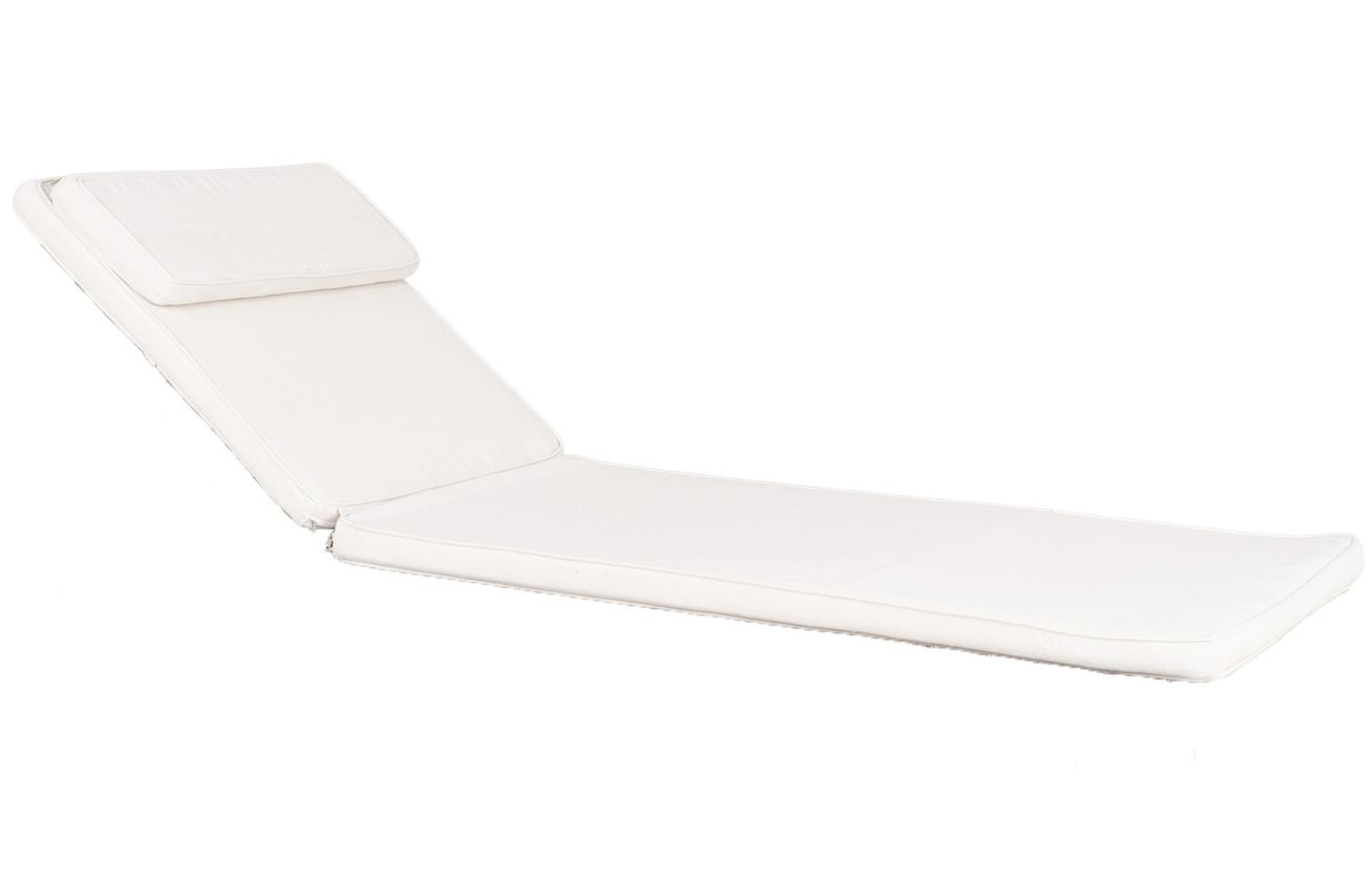 Nordic Living Bílý sedací polštář na zahradní lehátko Doraem Nordic Living