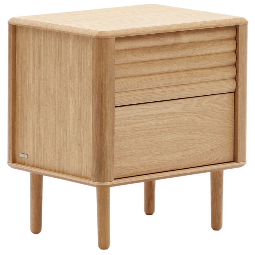 Dubový noční stolek Kave Home Lenon 50 x 38 cm Kave Home
