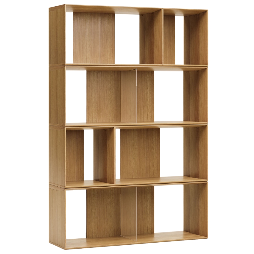 Set šesti dubových modulárních polic Kave Home Litto Kave Home