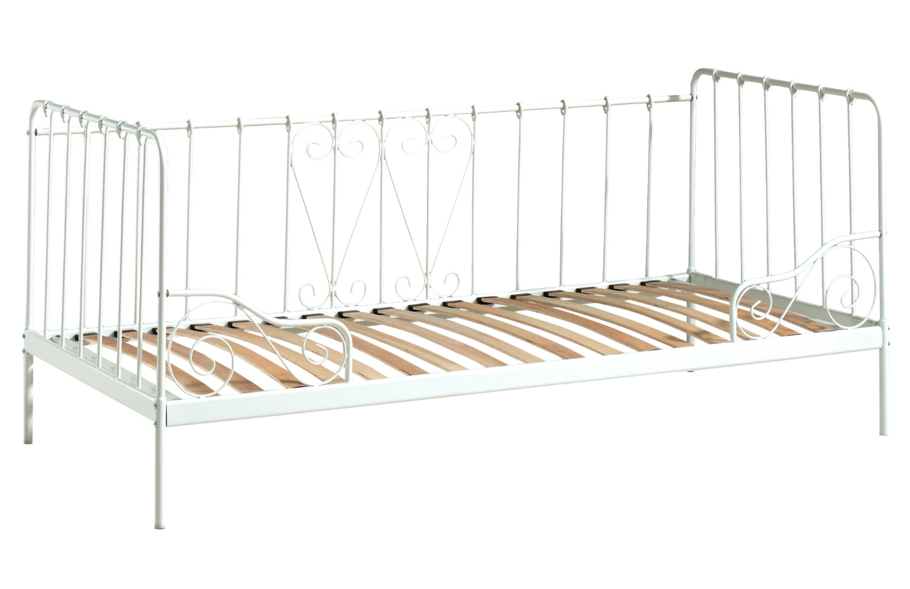 Bílá kovová postel Vipack Alice Captain 90 x 200 cm Vipack